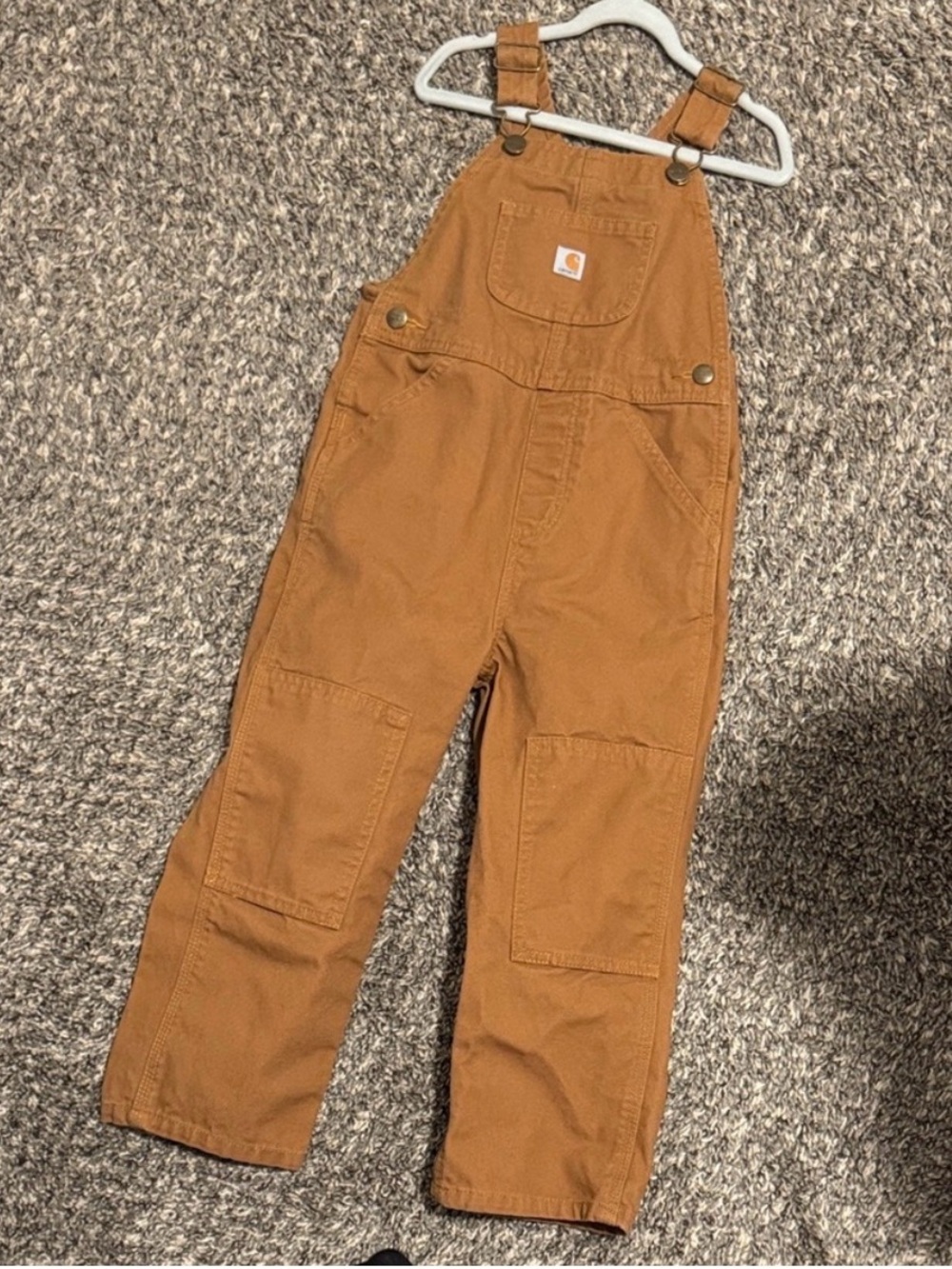 Carhartt Kids Caramel Brown Overalls